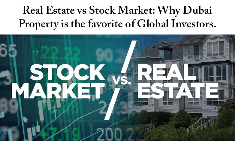 Dubai city skyline with modern buildings and palm trees along a wide street in daylight